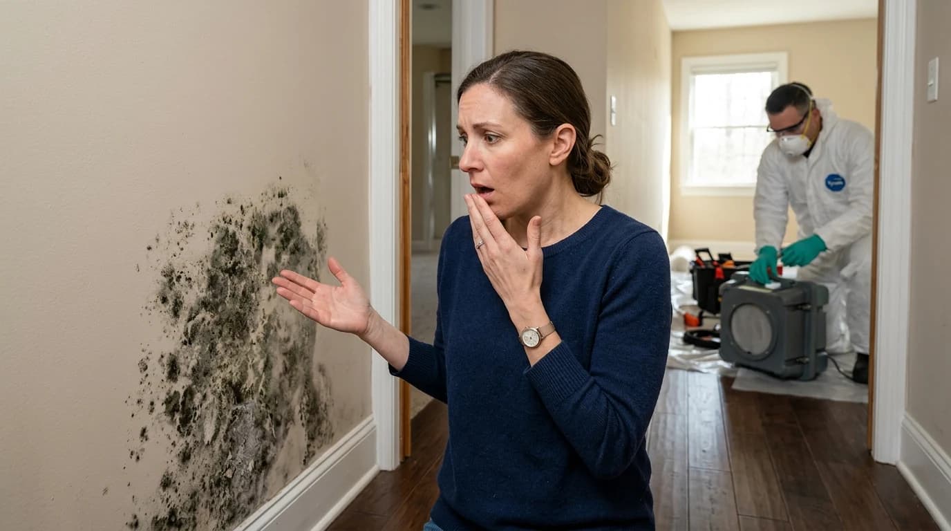 What to Do Immediately After Discovering Mold? - Upper Saddle River Mold Removal